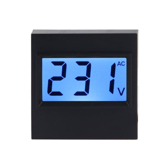 AC 80V-380V Digital Voltmeter LCD Display Volt Panel Meter
