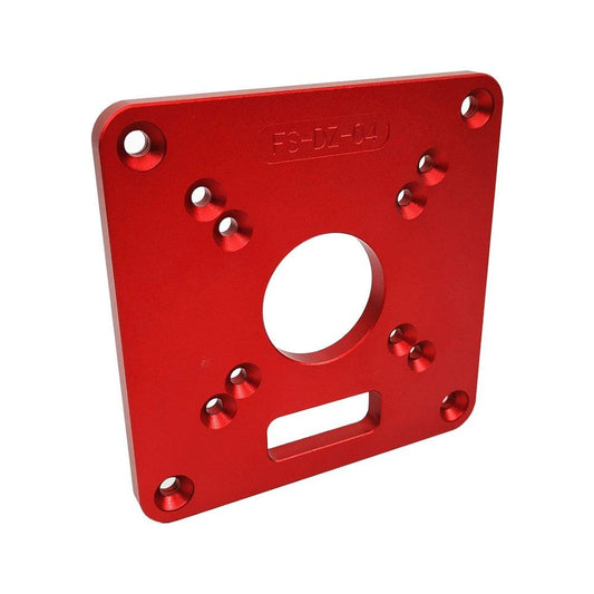 Aluminum Router Table Insert Plate Red Universal Trimming