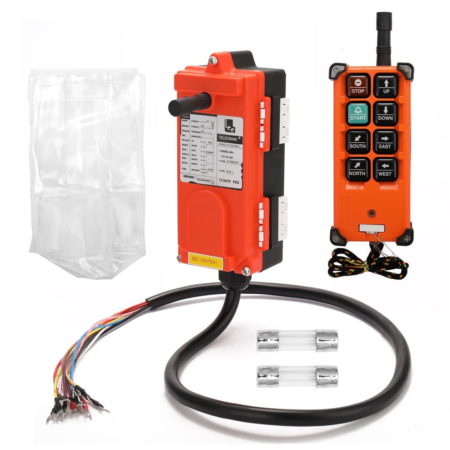 F21-E1B DC12-72V Industrial Remote Controller Switches Hoist