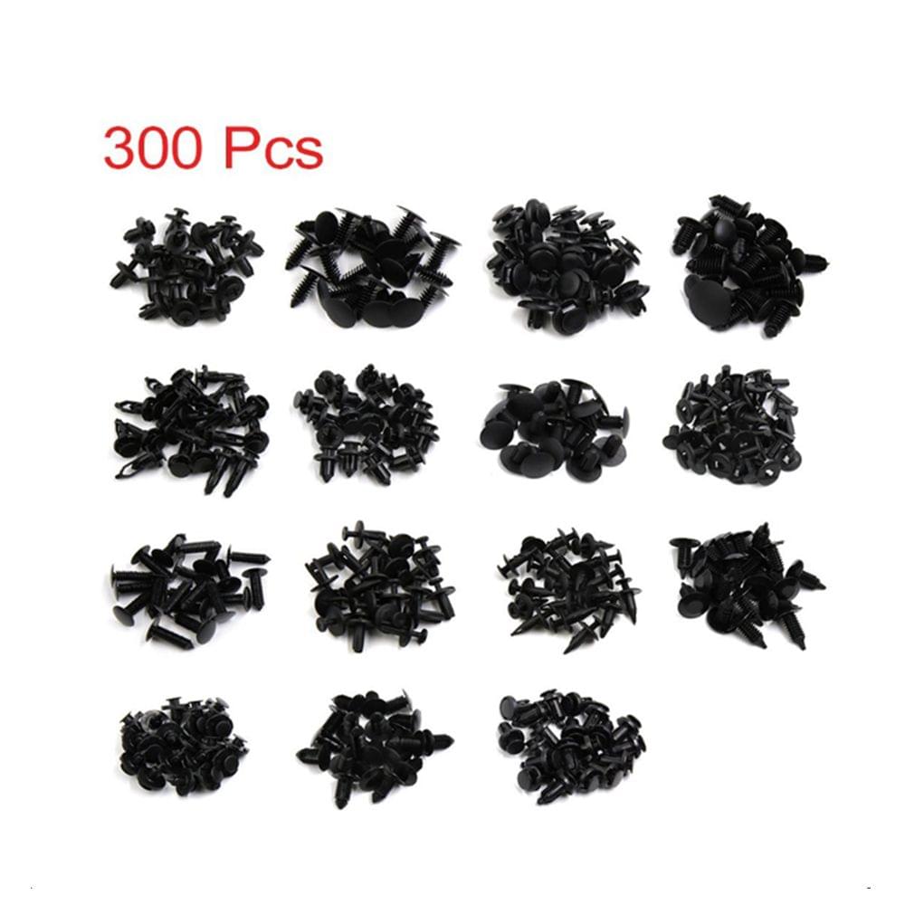 300PCS Car Body Push Pin Bumper Buckle Moulding Clip Kit - 300PCS