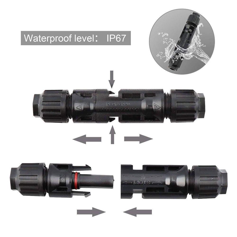 5 Pairs Portable Waterproof Male/Female Pin Connector