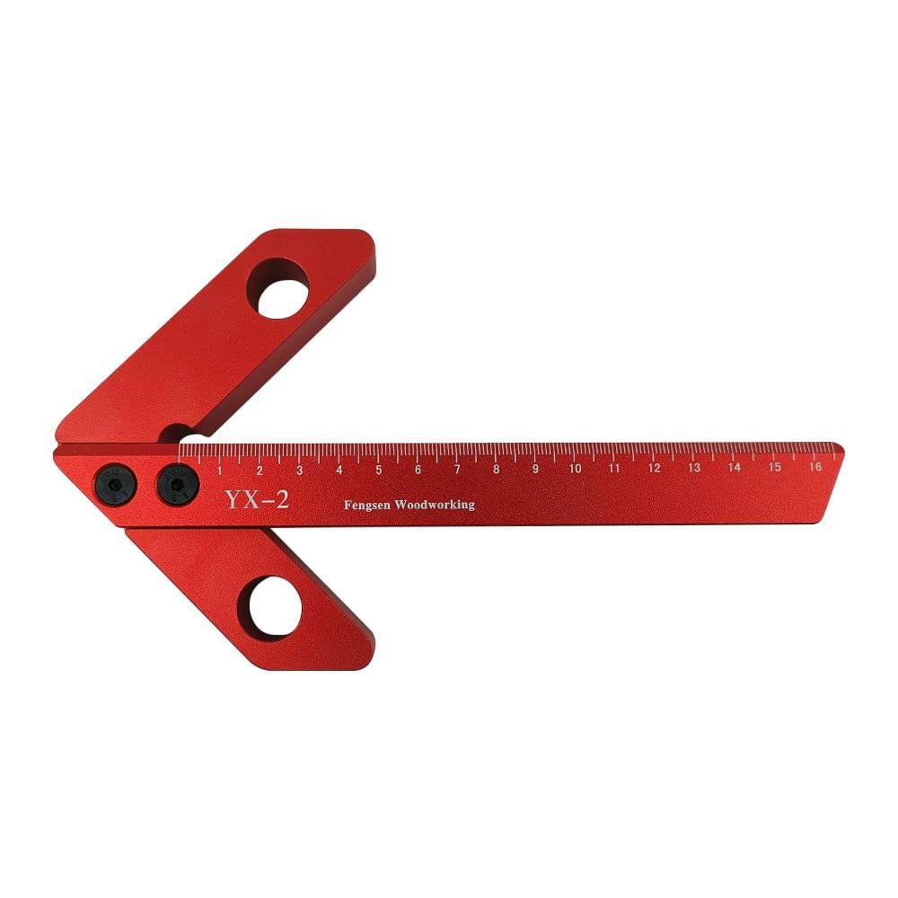Center Finder Scribe Square Center Measuring Tool 45/90 - Large