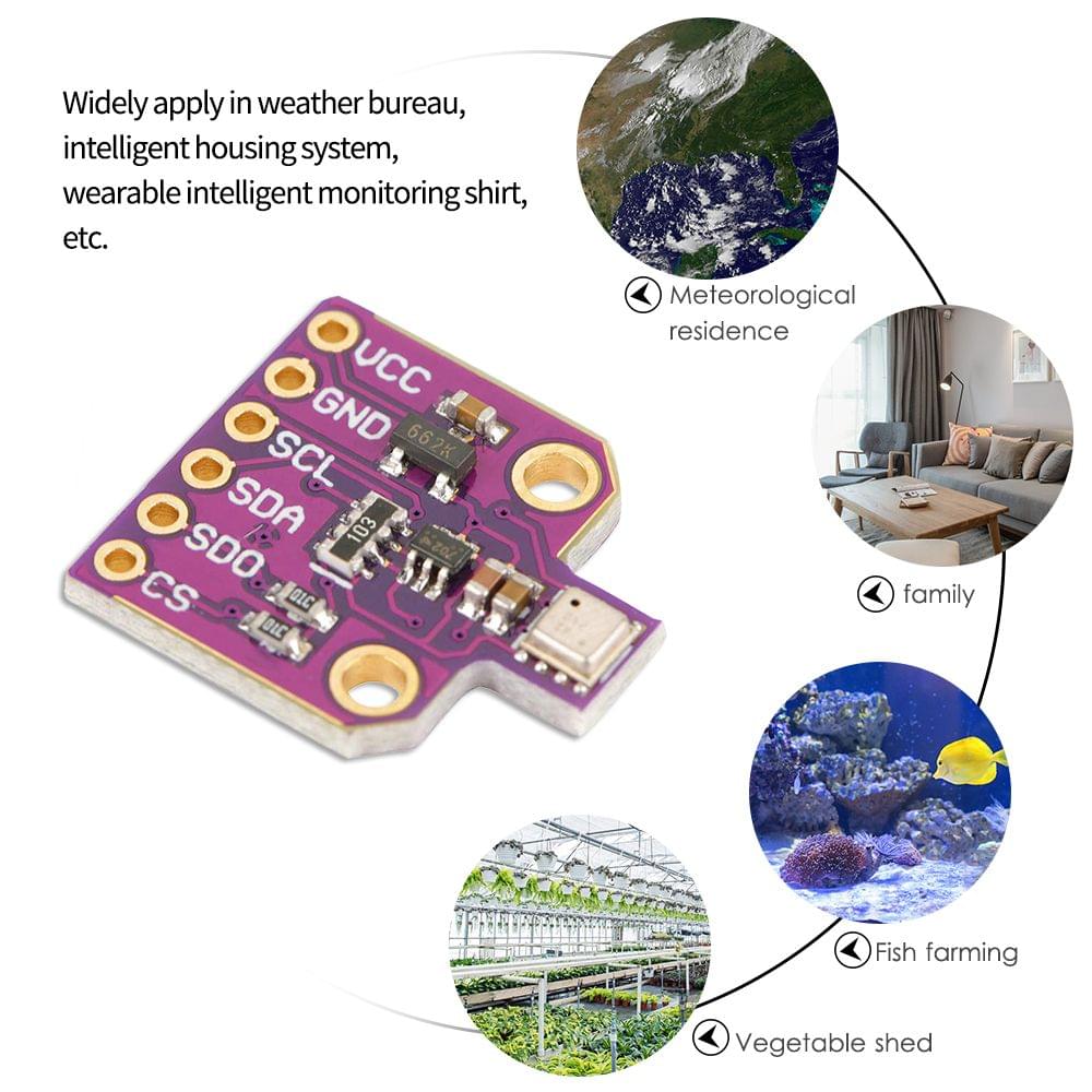 Bme680 Sensor Bme688 Cjmcu 680 Bme680 Temperatuur Vochtigheid Sensor Ultra Kleine Druk Hoogte Development Board Bme680 Sensor Bme688 Cjmcu 680 Bme680 Temperatuur Vochtigheid Sensor Ultra Kleine Druk Hoogte Development Board