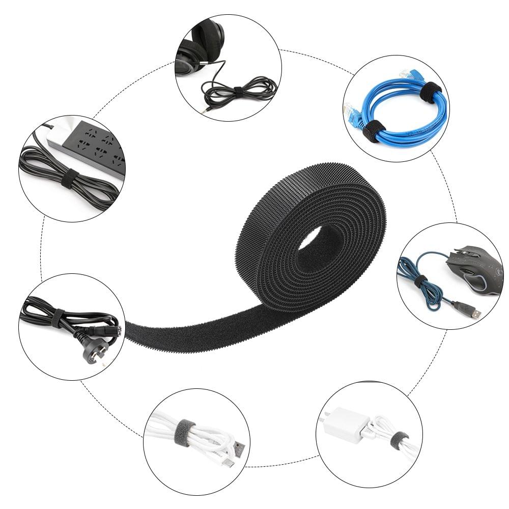1-Roll Reusable Fastening Wire Organizer Multi-Purpose Cable - 2 meters