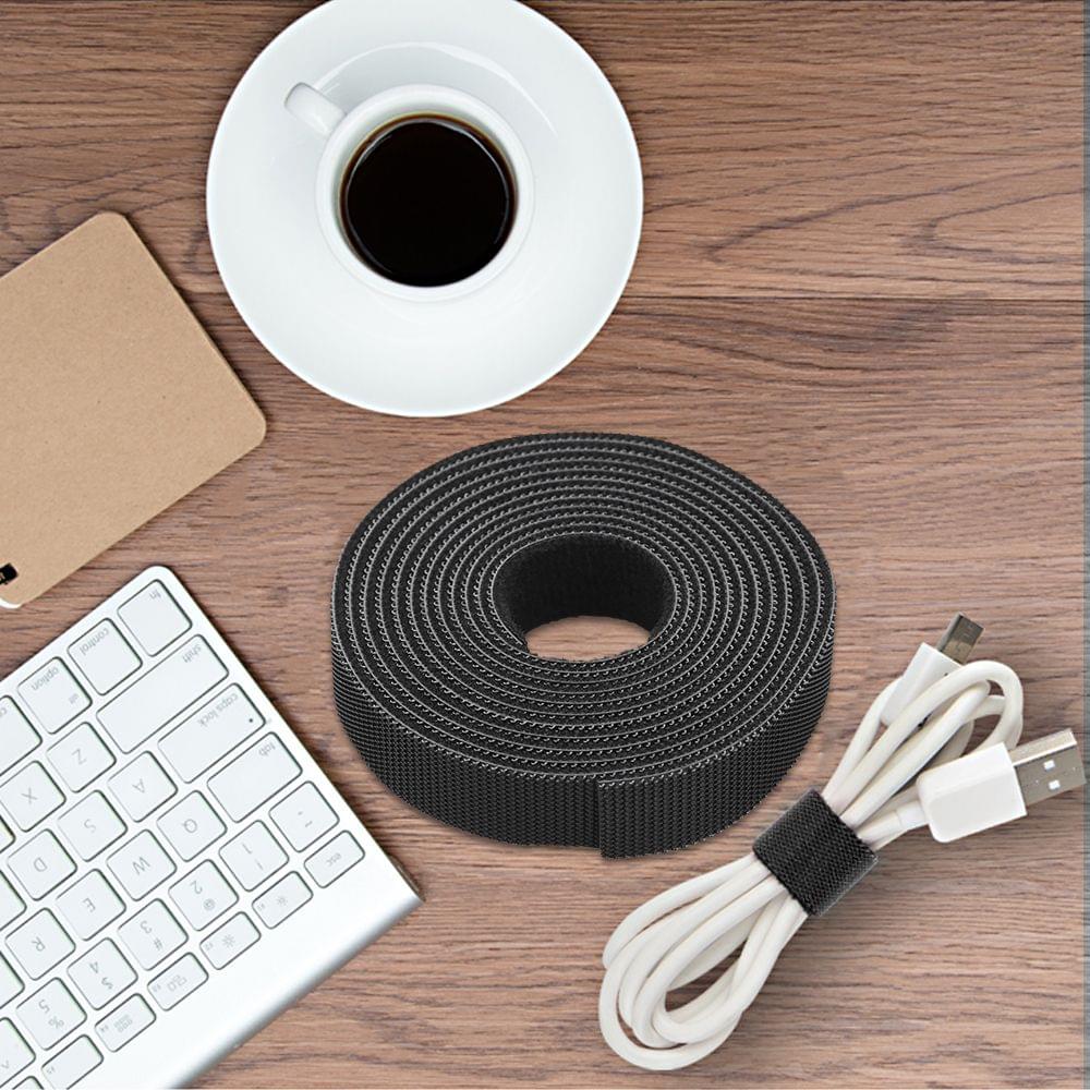 1-Roll Reusable Fastening Wire Organizer Multi-Purpose Cable - 2 meters