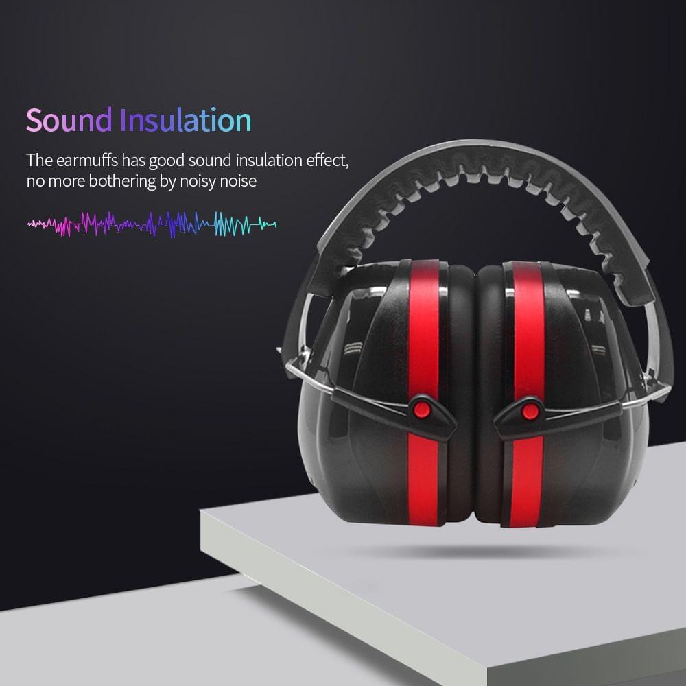 Folding Ear Defenders Protective Earmuffs Noise Cancelling