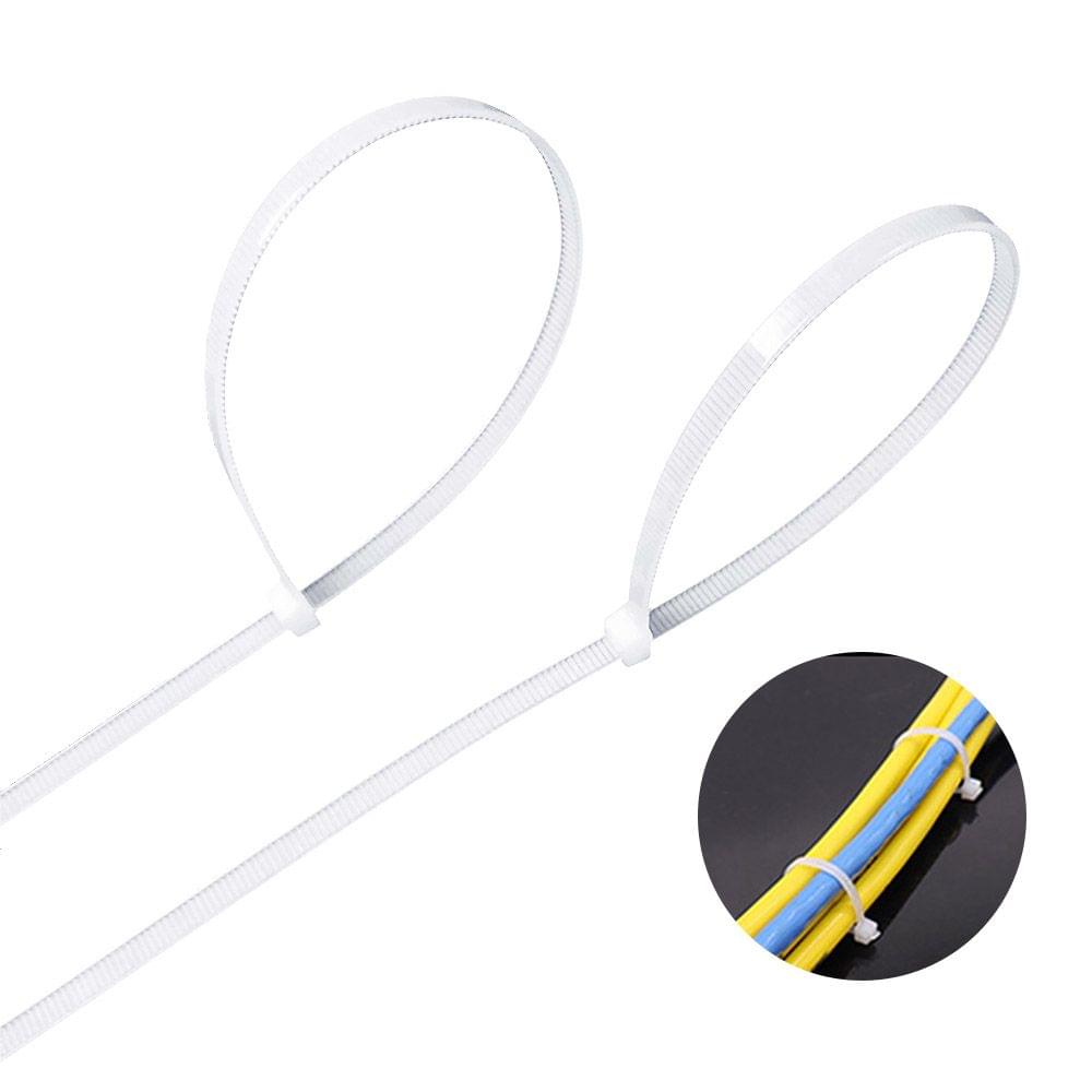 Portable Durable Fastness White Lastics Self Locking Nylon - 12