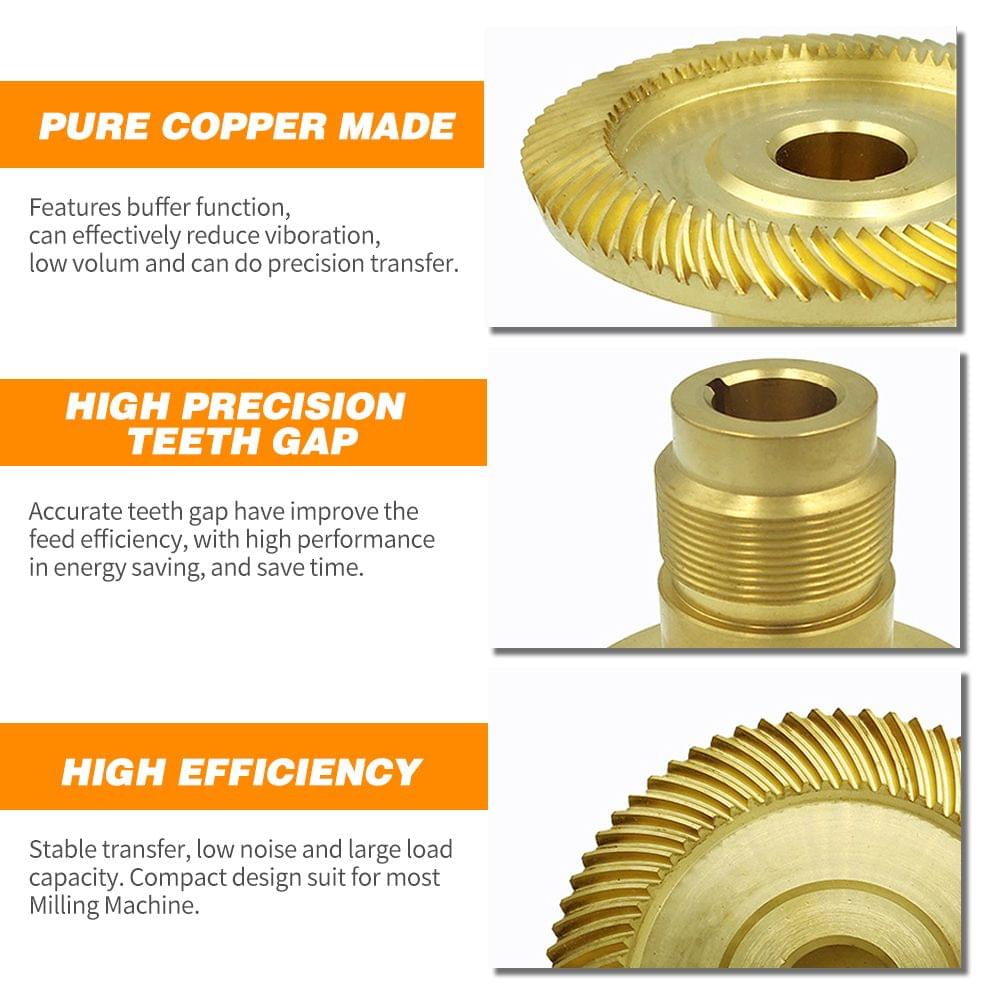 Milling Machine Bevel Gear Spiral Bevel Gear Bridgeport - Left tooth