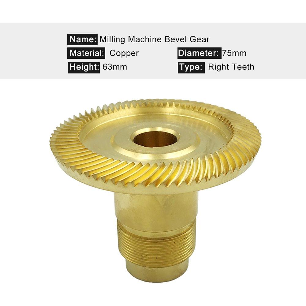 Milling Machine Bevel Gear Spiral Bevel Gear Bridgeport - Right tooth