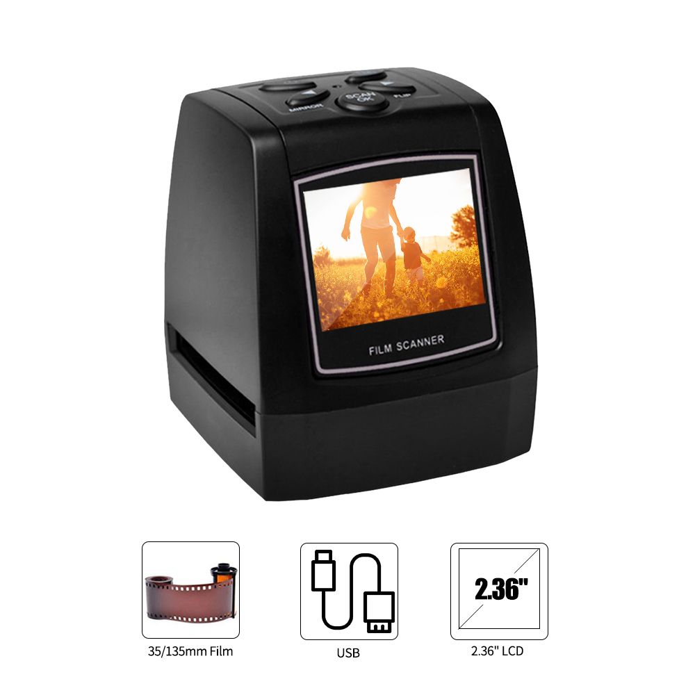 EC718 Mini Digital 35mm 135mm Negative Slide Film Scanner - EC718