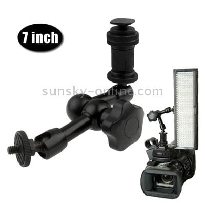 7 inch Articulating Magic Arm for DSLR Camera Flashlight / LED Light / LCD Monitor (Black)