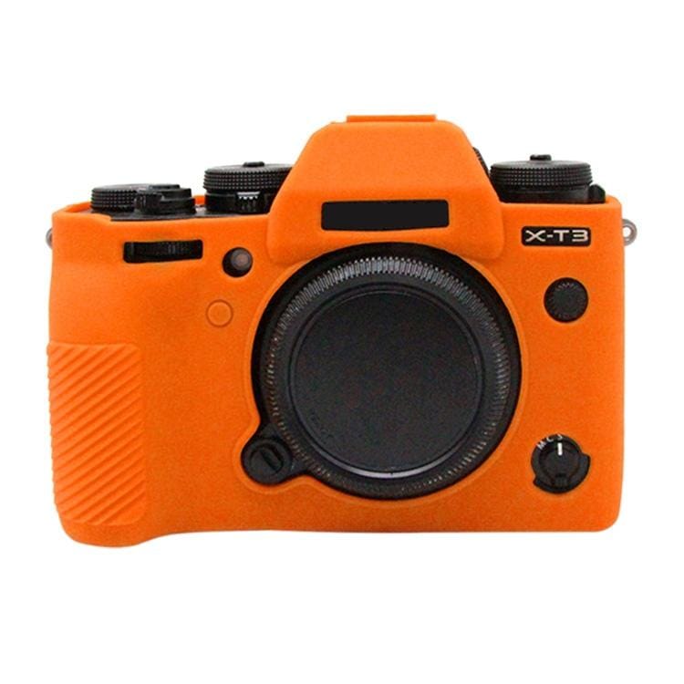 PULUZ Soft Silicone Protective Case for FUJIFILM XT3 (Orange)