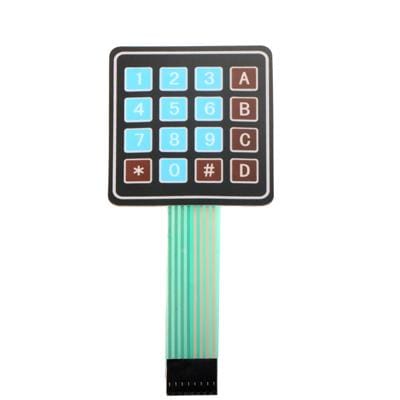 16-Key Membrane Switch Keypad, Keyboard General Use