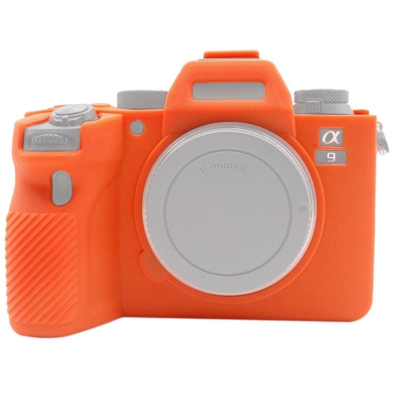 PULUZ Soft Silicone Protective Case for Sony ILCE-9M2/ Alpha 9 II / A92 (Orange)