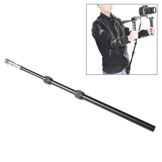Retractable Shoulder Mount DSLR Rig Support Rod with Belt Pocket for Video Camera Camcorder