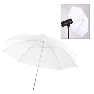 33 inch Flash Light Soft Diffuser White Umbrella (White)