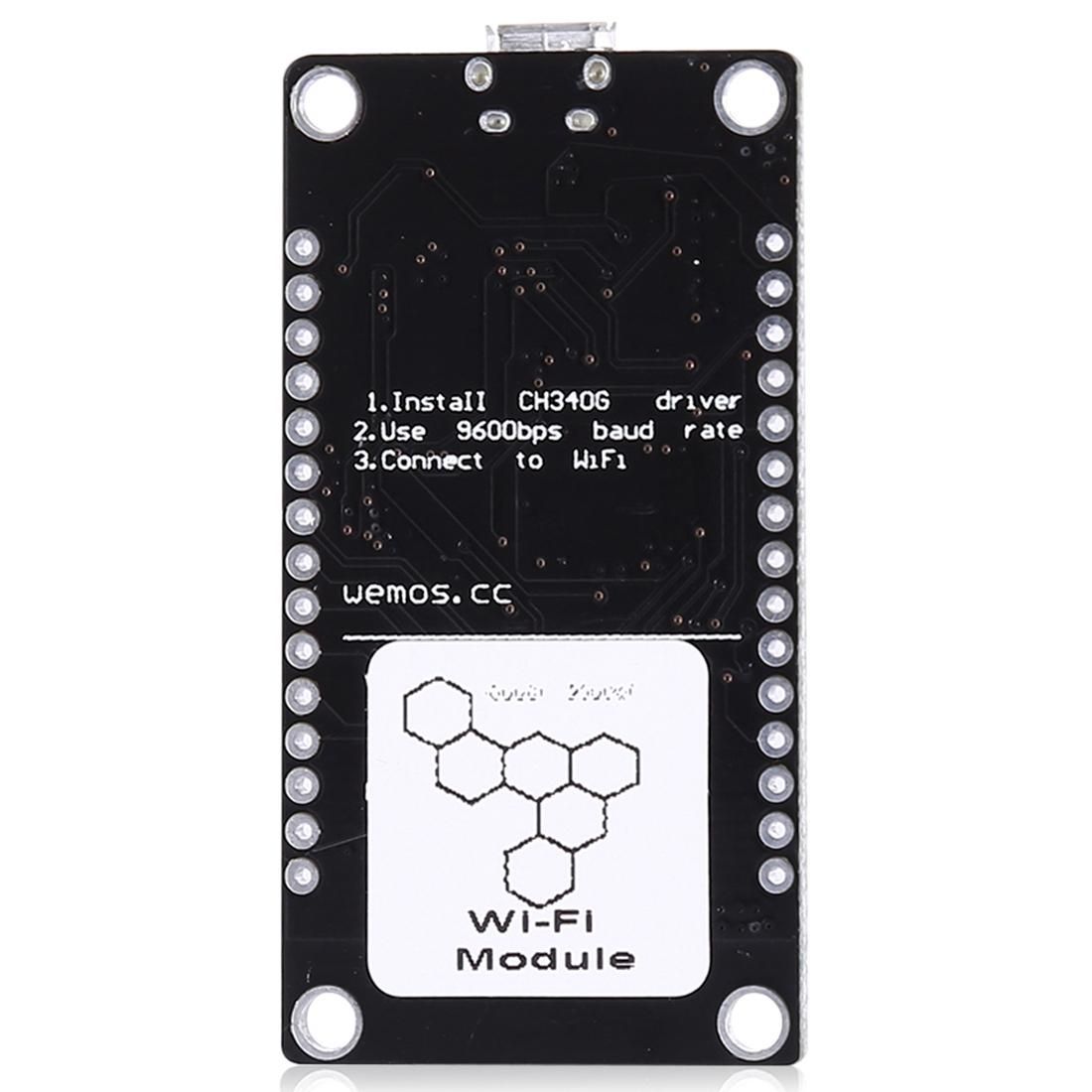 LandaTianrui LDTR-WG0131 ESP8266 Series WiFi Development Board, Compatible with CH340 (Black)