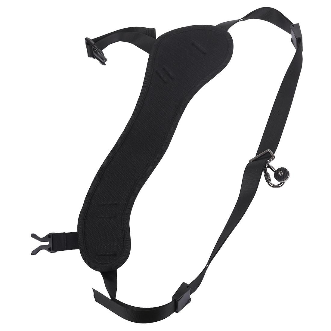 PULUZ Quick Release Anti-Slip Soft Pad Nylon Breathable Curved Camera Strap with Metal Hook for SLR / DSLR Cameras