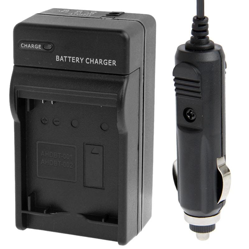 2 in 1 Digital Camera Battery Charger for Gopro Hero 2 AHDBT-001 / AHDBT-002 (Black)