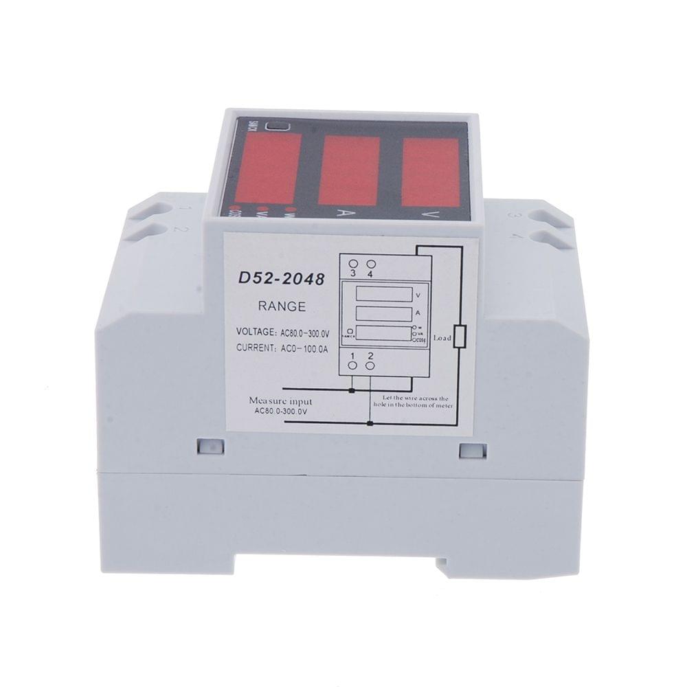 Multi-functional Digital Din Rail Current Voltage Power