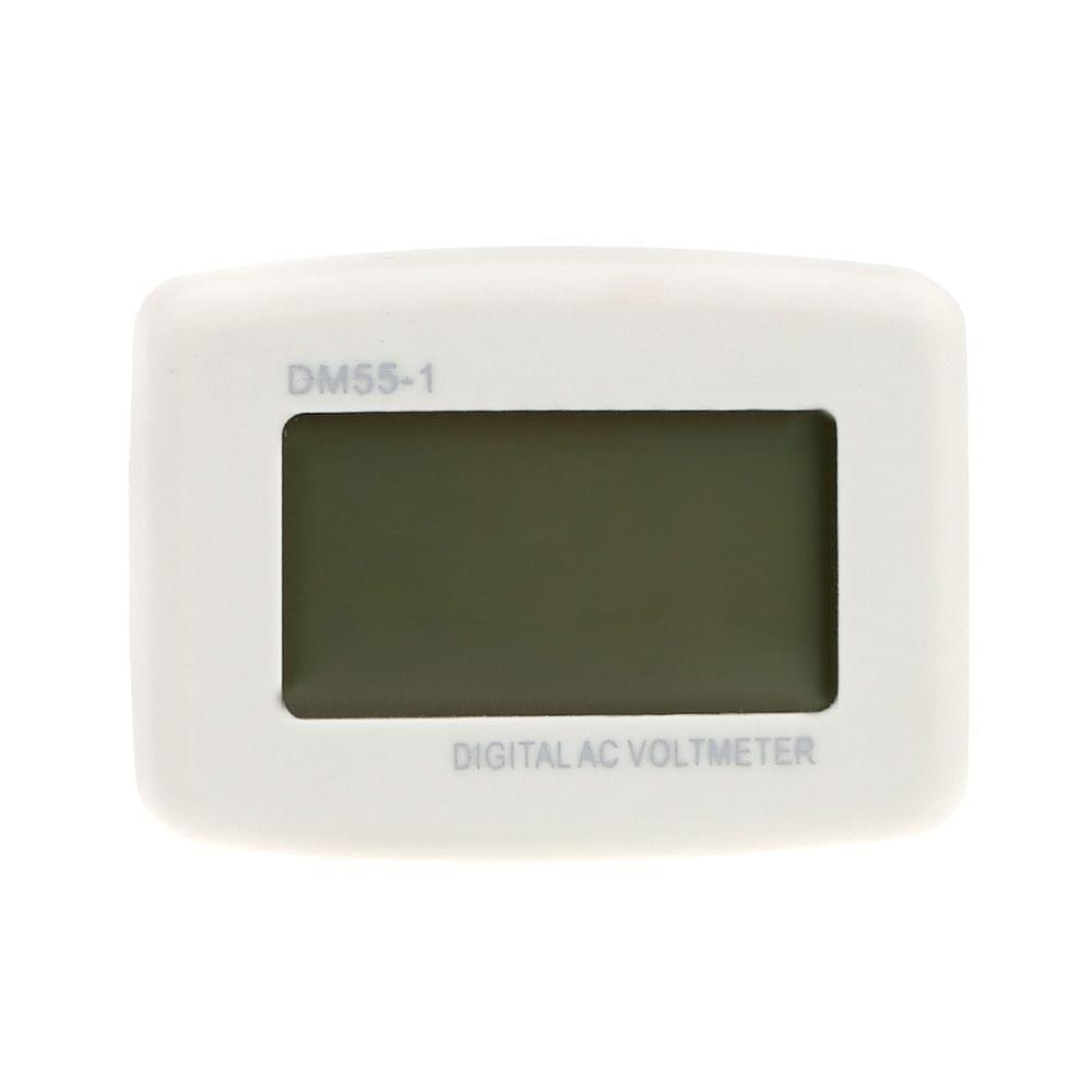 DM55-1 AC 80-300V LCD Digital Volt Meter Voltmeter US Plug - 2