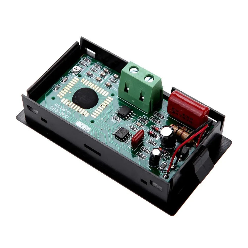 45.0-65.0Hz Blue LCD Digital Frequency Panel Meter Gauge