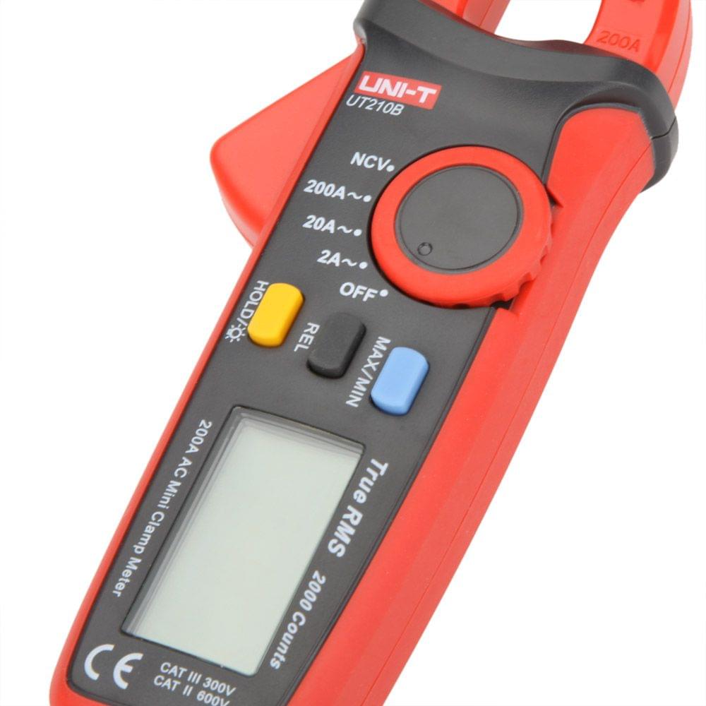 UNI-T UT210B True RMS 200A AC Mini Clamp Meters Ammeter w/