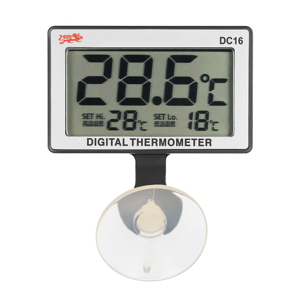 LCD Digital Fish Tank Aquarium Thermometer Submersible Water