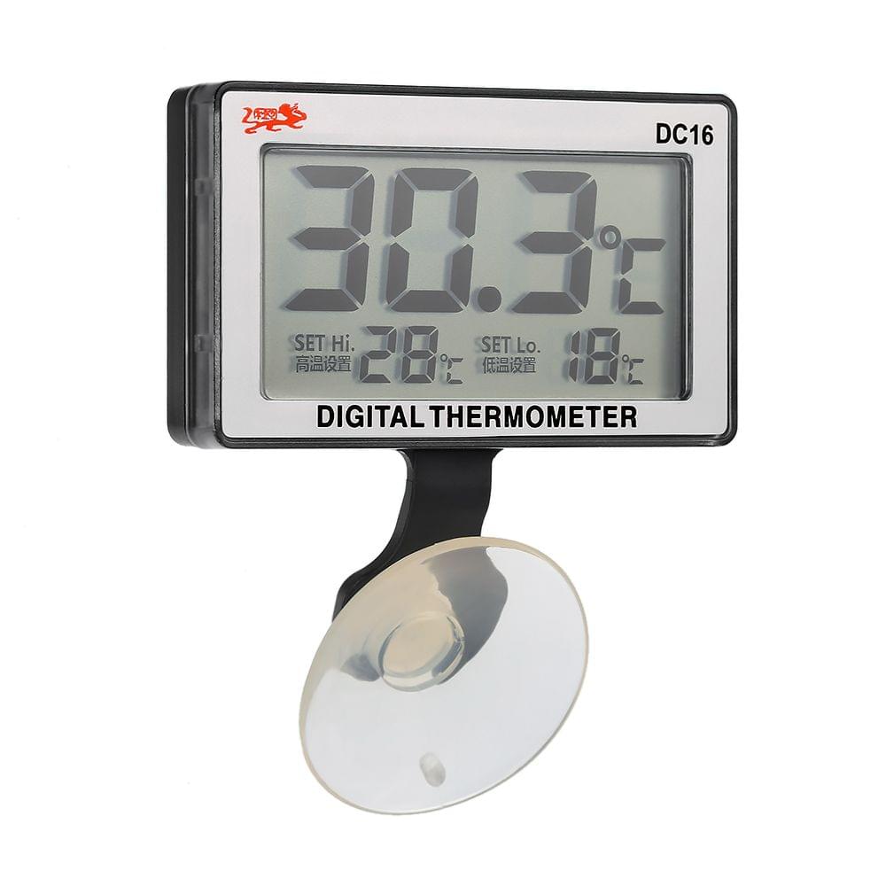 LCD Digital Fish Tank Aquarium Thermometer Submersible Water
