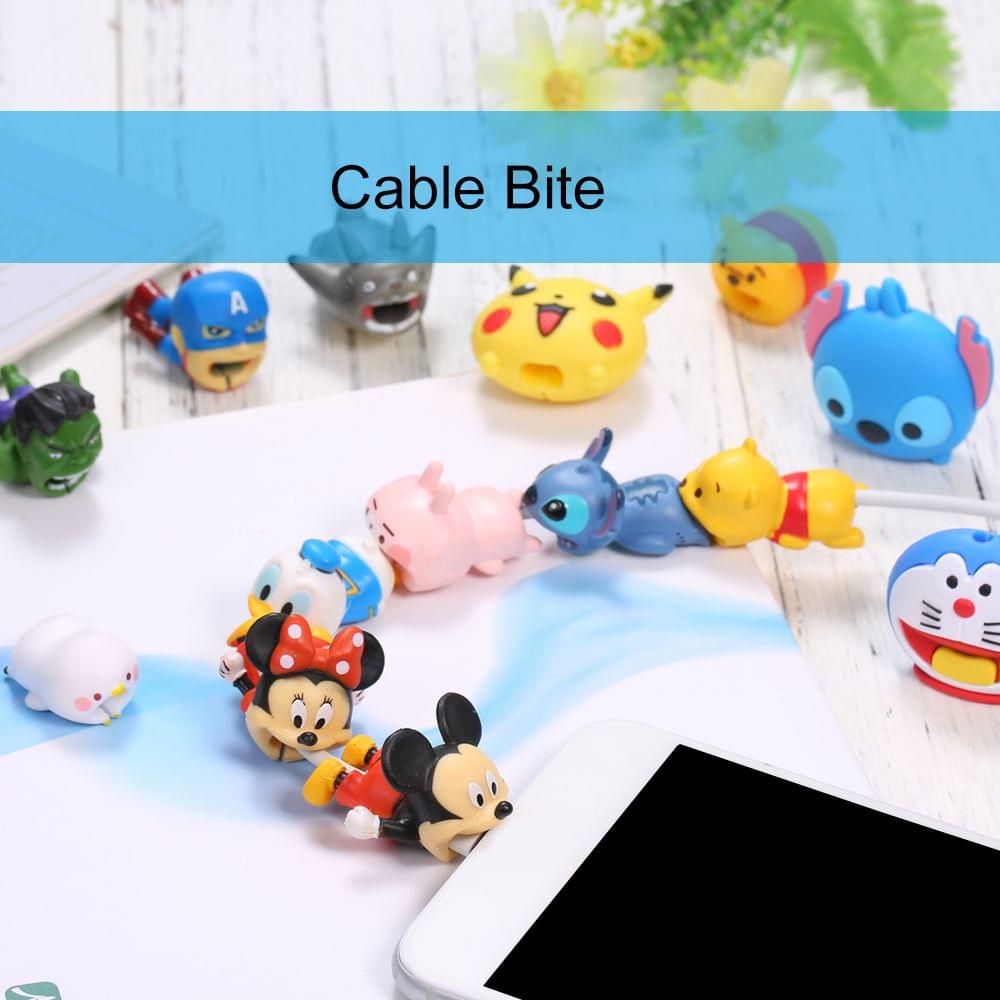 Cute Animal Cable Bite USB Charging Protector Cover for - 11