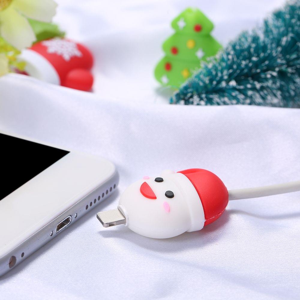 Cute Christmas Themed Cable Bite USB Charging Protector - 4