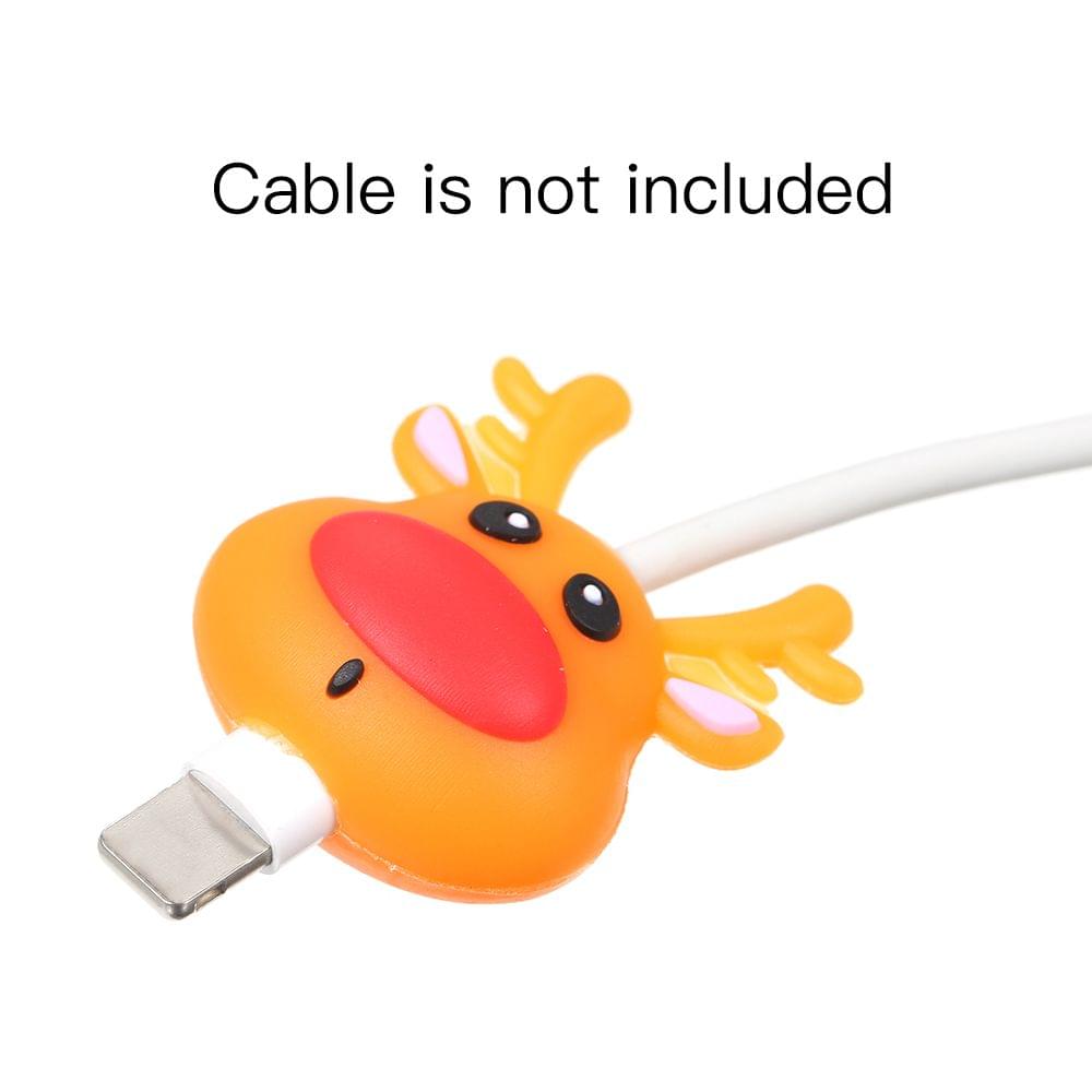 Cute Christmas Themed Cable Bite USB Charging Protector - 5
