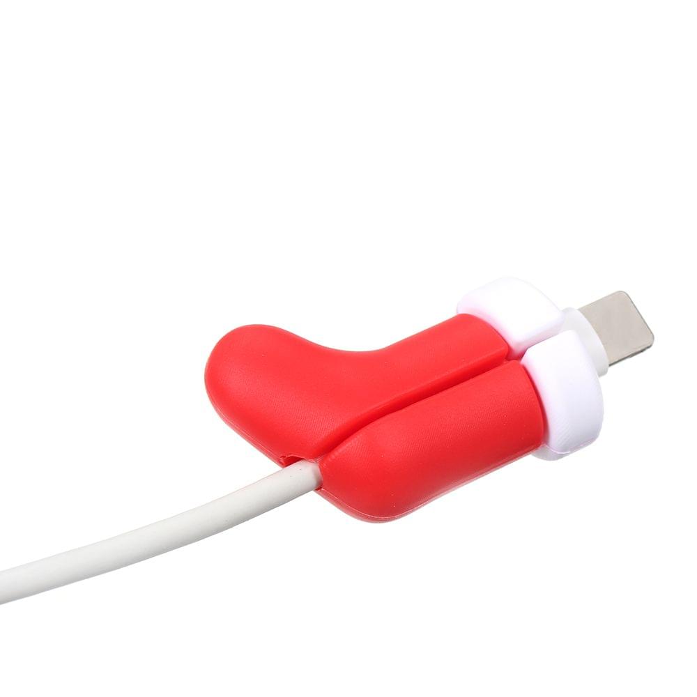 Cute Christmas Themed Cable Bite USB Charging Protector - 7