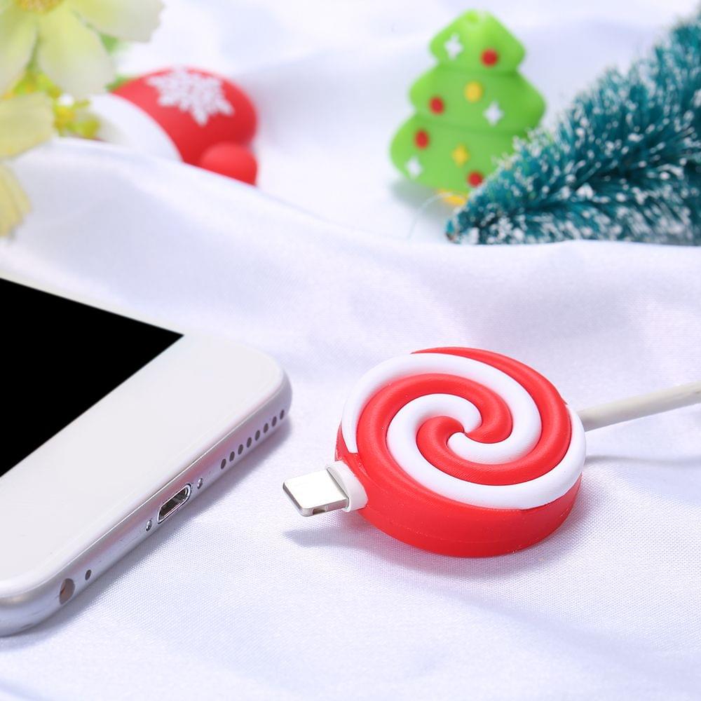 Cute Christmas Themed Cable Bite USB Charging Protector - 8