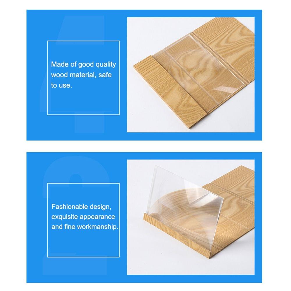 Universal 12inch Wood Mobile Phone Screen Magnifier Bracket