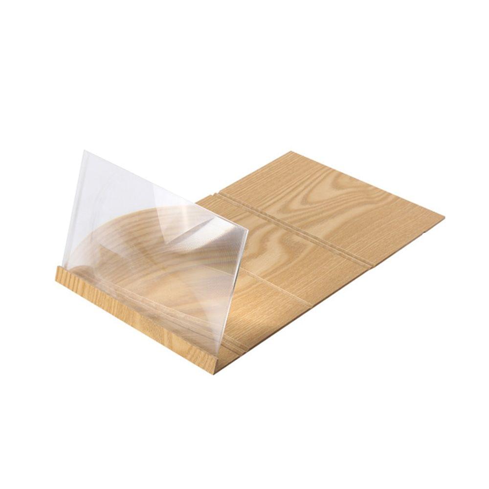 Universal 12inch Wood Mobile Phone Screen Magnifier Bracket
