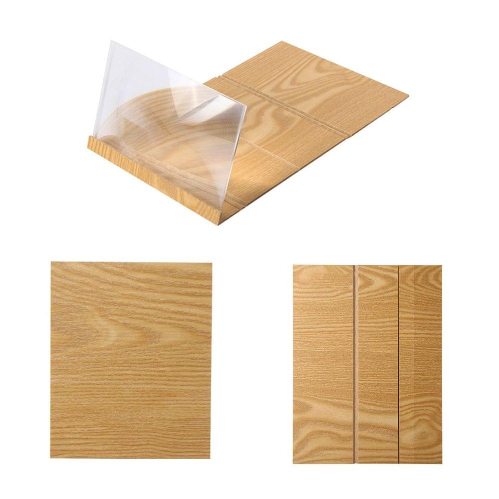 Universal 12inch Wood Mobile Phone Screen Magnifier Bracket