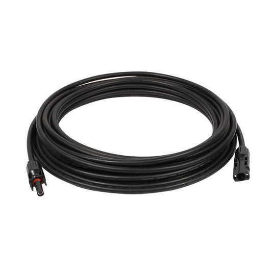 10 Feet Black 10AWG Solar Panel Extension Cable Wire with