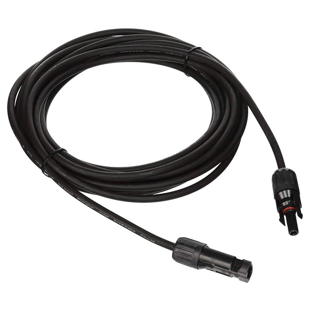 10 Feet Black 10AWG Solar Panel Extension Cable Wire with