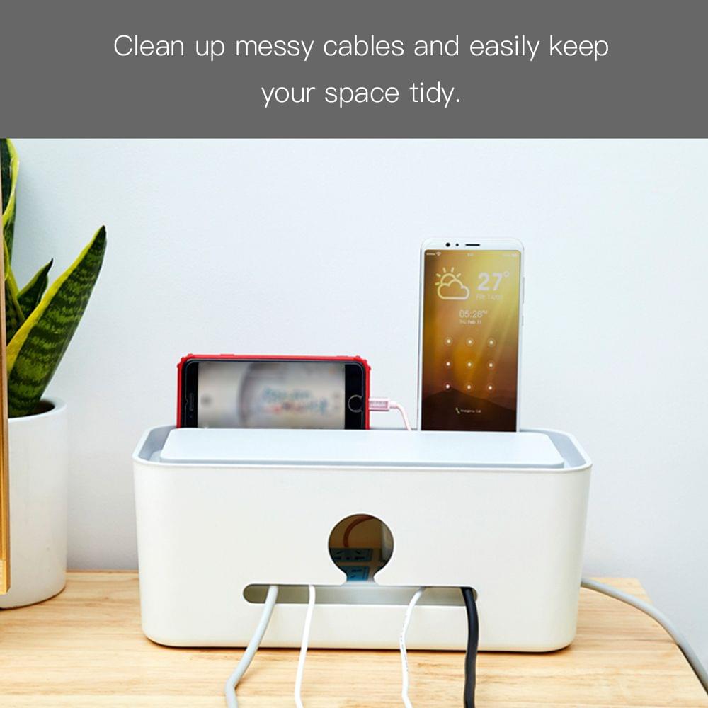 Charging Cable Management Box Case Power Cord Cover - 1
