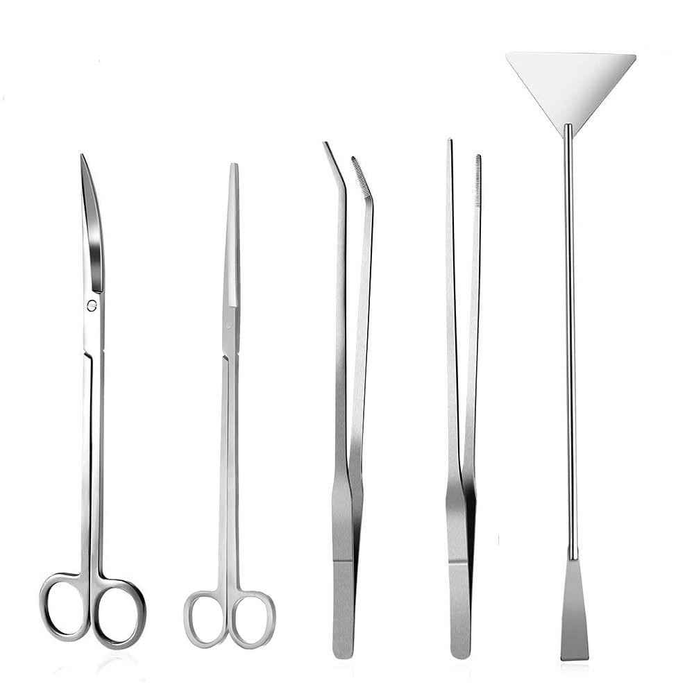 5pcs/set Aquarium Maintenance Tools Aquatic Plant Tweezers