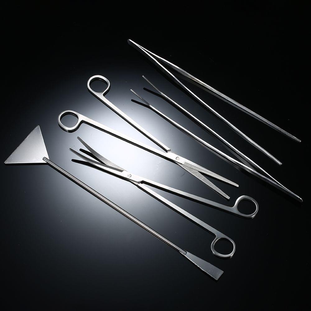 5pcs/set Aquarium Maintenance Tools Aquatic Plant Tweezers