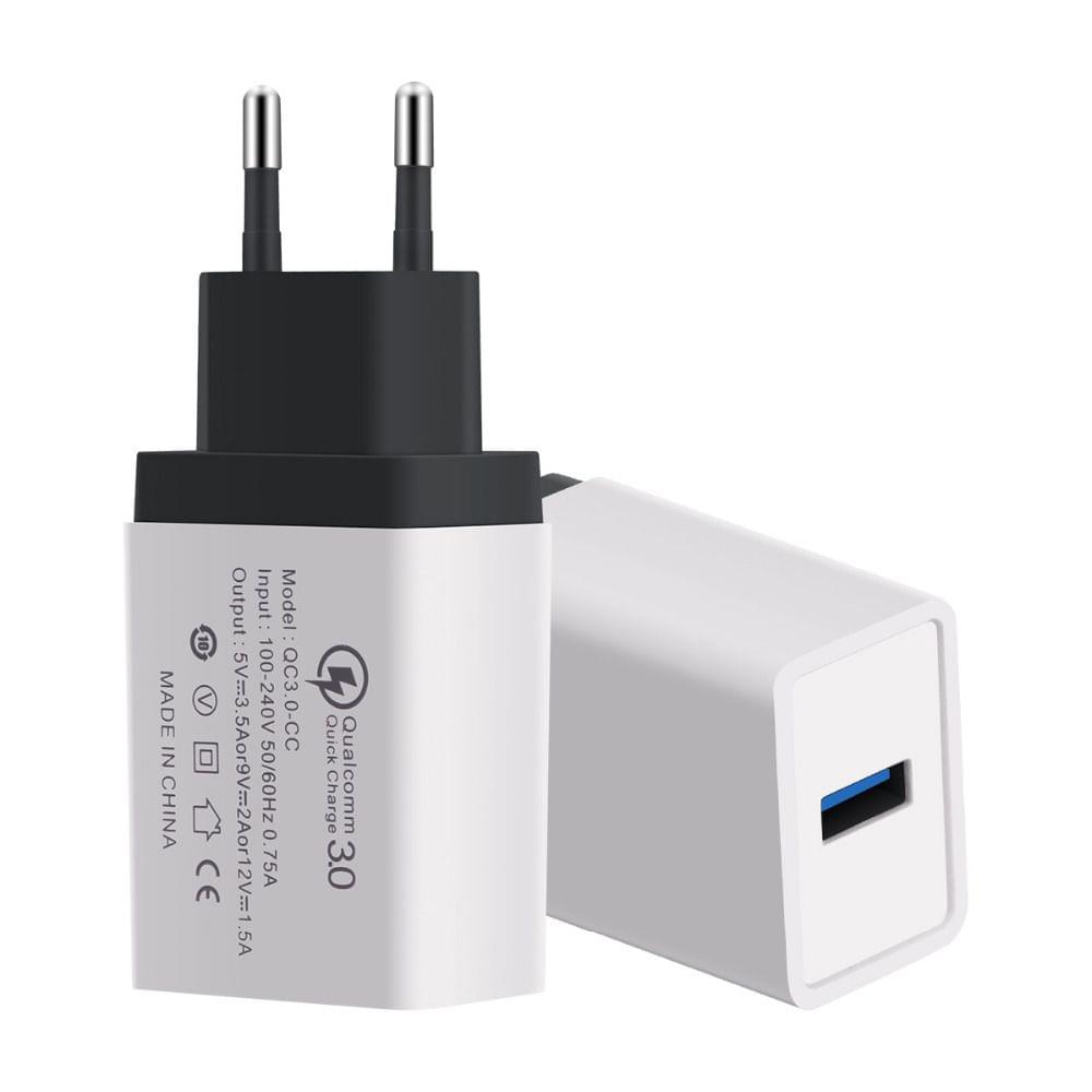 Portable Travel Home Universal Wall Charger QC3.0 Quick - EU Plug