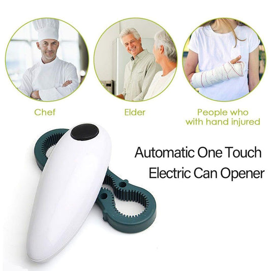 Automatic One Touch Electric Can Opener for Hands Free Easy