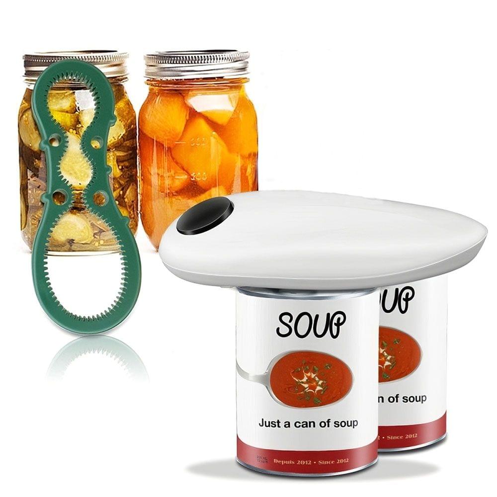 Automatic One Touch Electric Can Opener for Hands Free Easy
