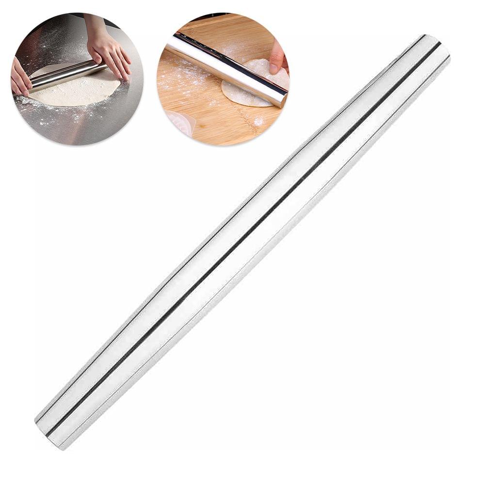 Stainless Steel Rolling Pin Dough Roller Bake for Cookies