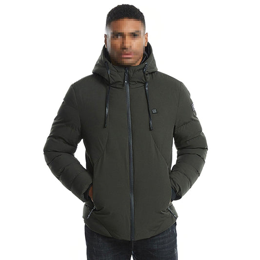 Heated Jackets Men Women Winter Warm USB Heated Down Jackets