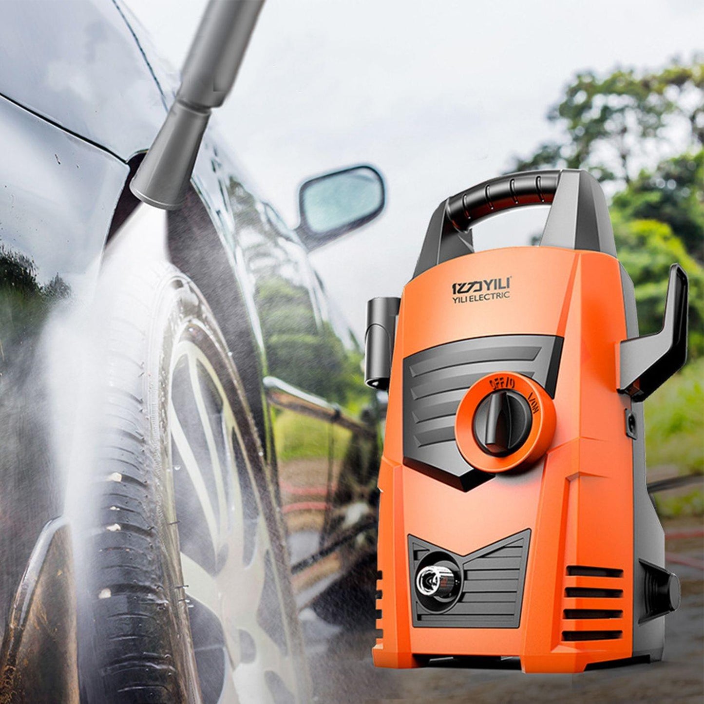 1200W Electric Pressure Washer 90Bar 5L/Min High Pressure