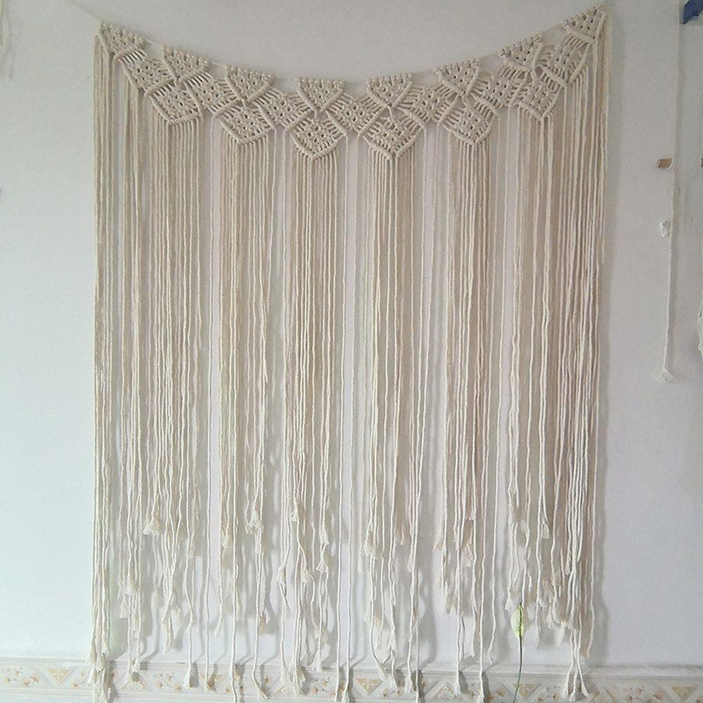 Wall Hanging Handmade Woven Macrame Wall Tapestry Large - 1