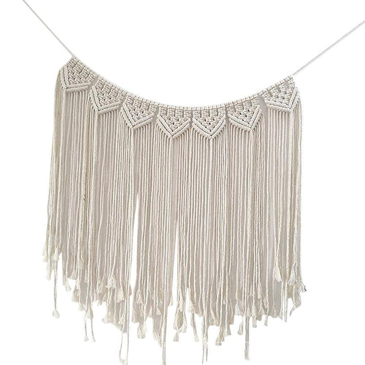 Wall Hanging Handmade Woven Macrame Wall Tapestry Large - 2
